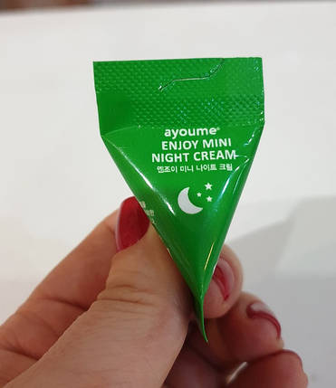 Крем для обличчя нічний із центелою AYOUME Enjoy Mini Night Cream 3 г, фото 3