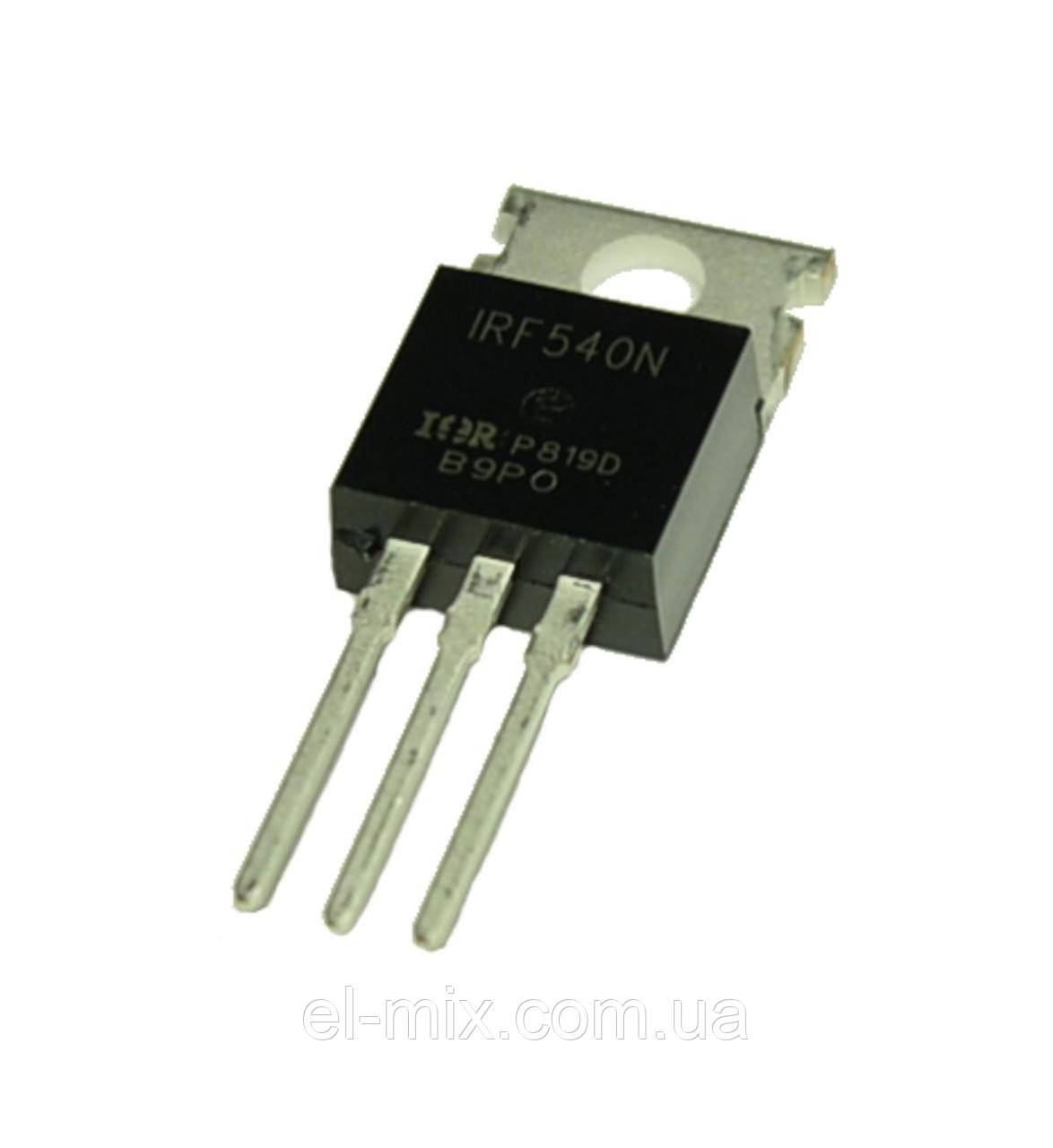 Транзистор польовий IRF540N TO-220 IR/China