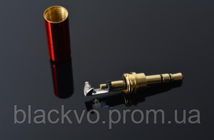 Аудио штекер jack 3.5mm 3 контакта качество - фото 1 - id-p419966050