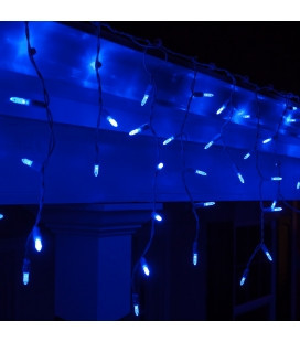 Вулична бахрама 5 м 200 LED (Ø 3,3) гірлянда синій неоновий колір