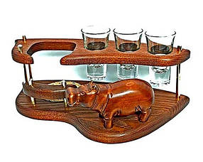 Оригінальний подарунок міні барів зі статуеткою Бегемот