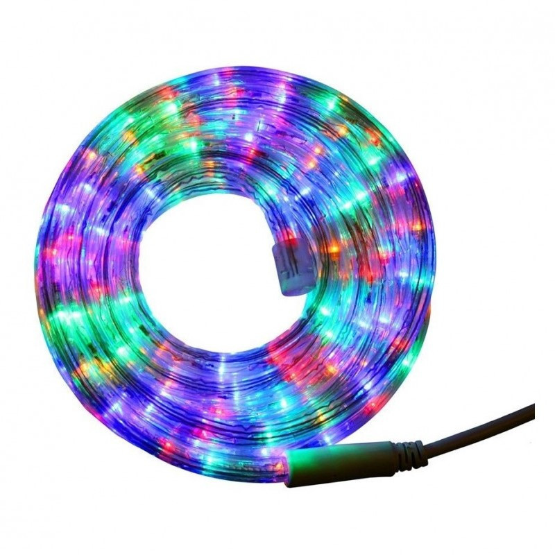 Гірлянда дюралайт | світлодіодна стрічка | круглий шланг 7191, RGB, 20м з контролером на 220в (Мікс)