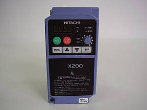 Перетворювач частоти Hitachi X200-002SFEF, 0.2 кВт, 220 В
