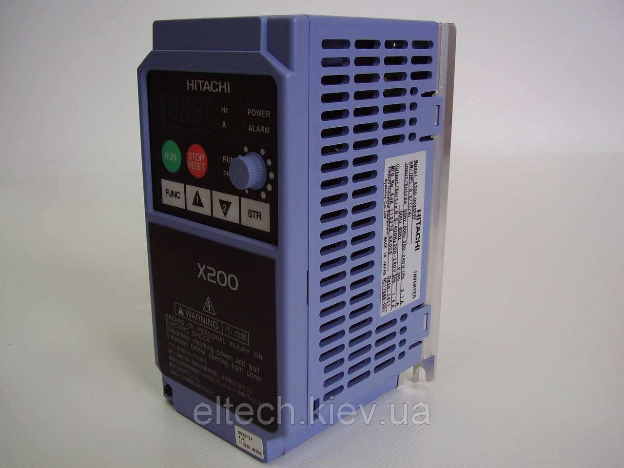 Преобразователь частоты Hitachi X200-002SFEF, 0.2кВт, 220В - фото 3 - id-p38267335