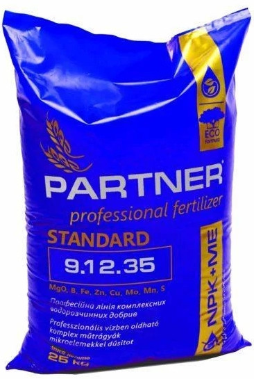 Комплексне добриво Партнер (Partner Standart) 9.12.35 + ME, 25 кг (мішок)