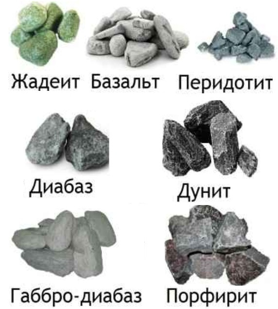 Каміння для печі для лазні Ребро 20 м3 без виносу 