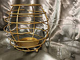 Підсвічник металевий, фото 2