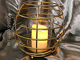 Підсвічник металевий, фото 3