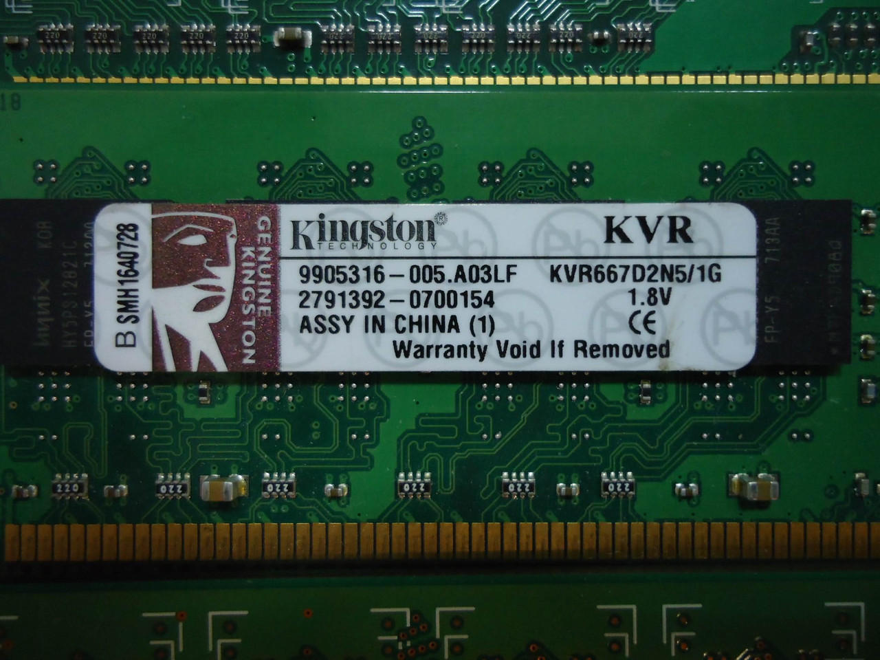 Оперативна пам' ять для ПК DDR2 1Гб PC2-5300 667, фото 1