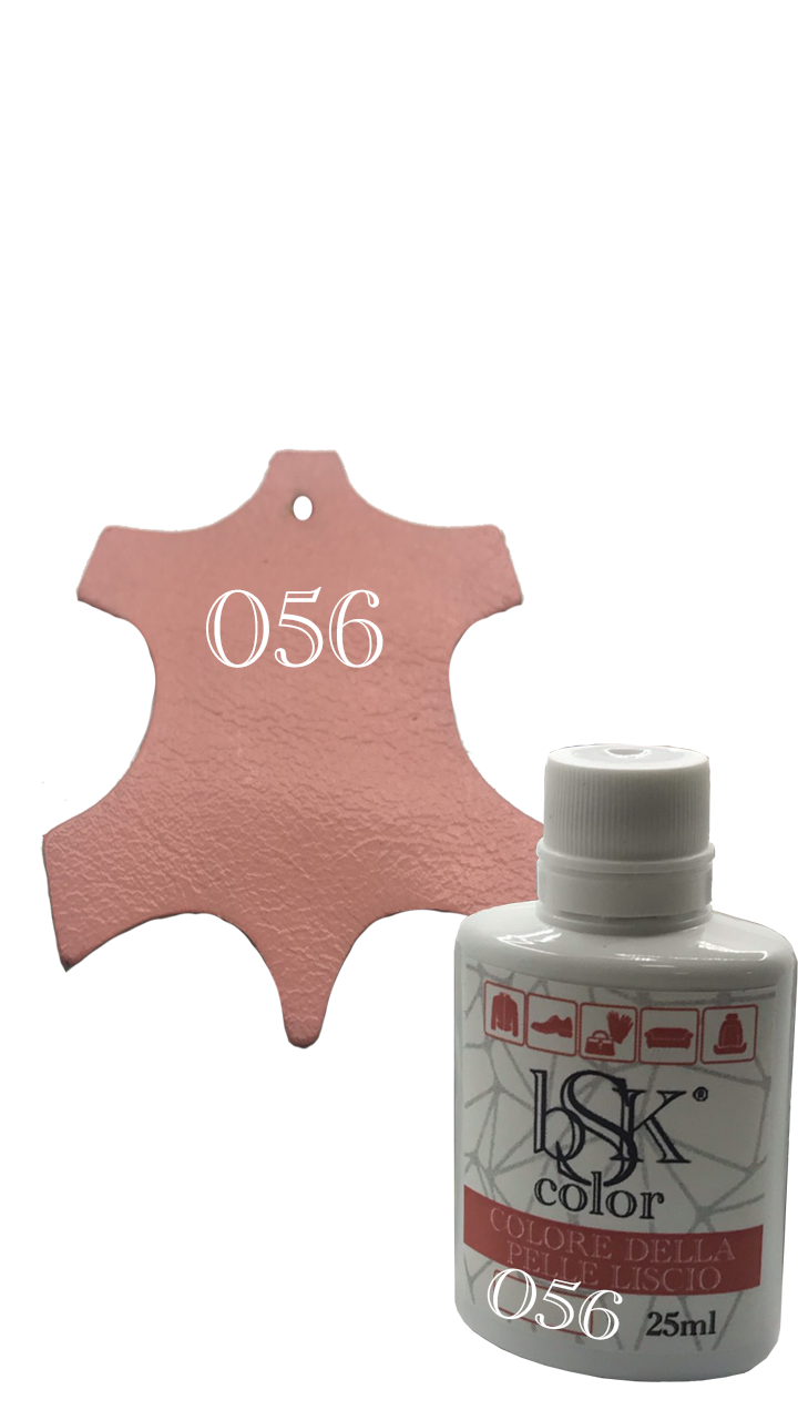 Фарба для шкіри bsk-color 25ml персик No056
