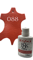 Фарба для гладкої шкіри "BSK color" помаранчевого кольору 25 мл №088