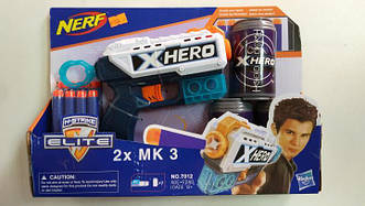 Бластер + м'які кулі + мішень пістолет із м'якими кулями 7012 аналог Nerf Нерф