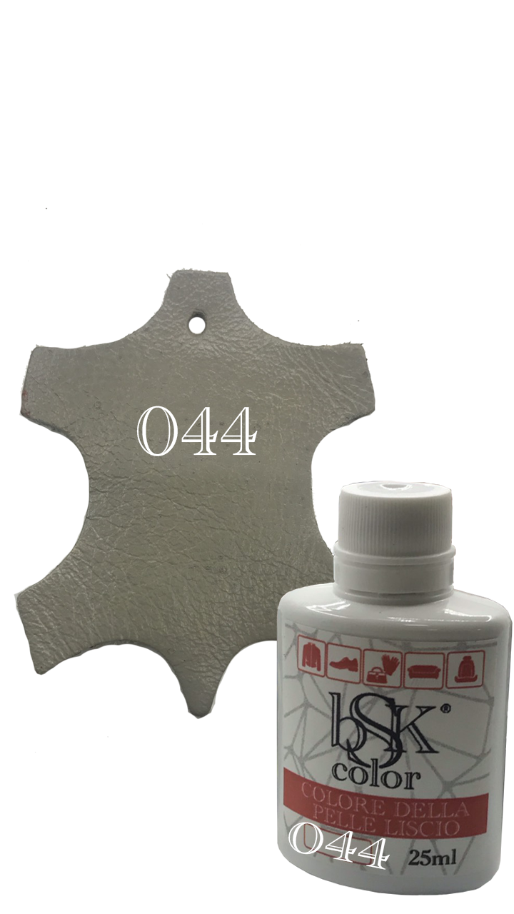 Фарба для гладкої шкіри "bsk-color" 25ml, колір бежева галька No044