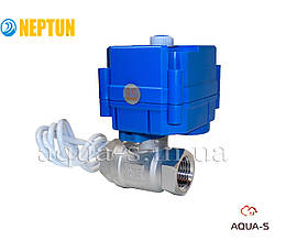 Кран з електроприводом Neptun НС220В — Р 1" для систем контролю протікання (Нептун)