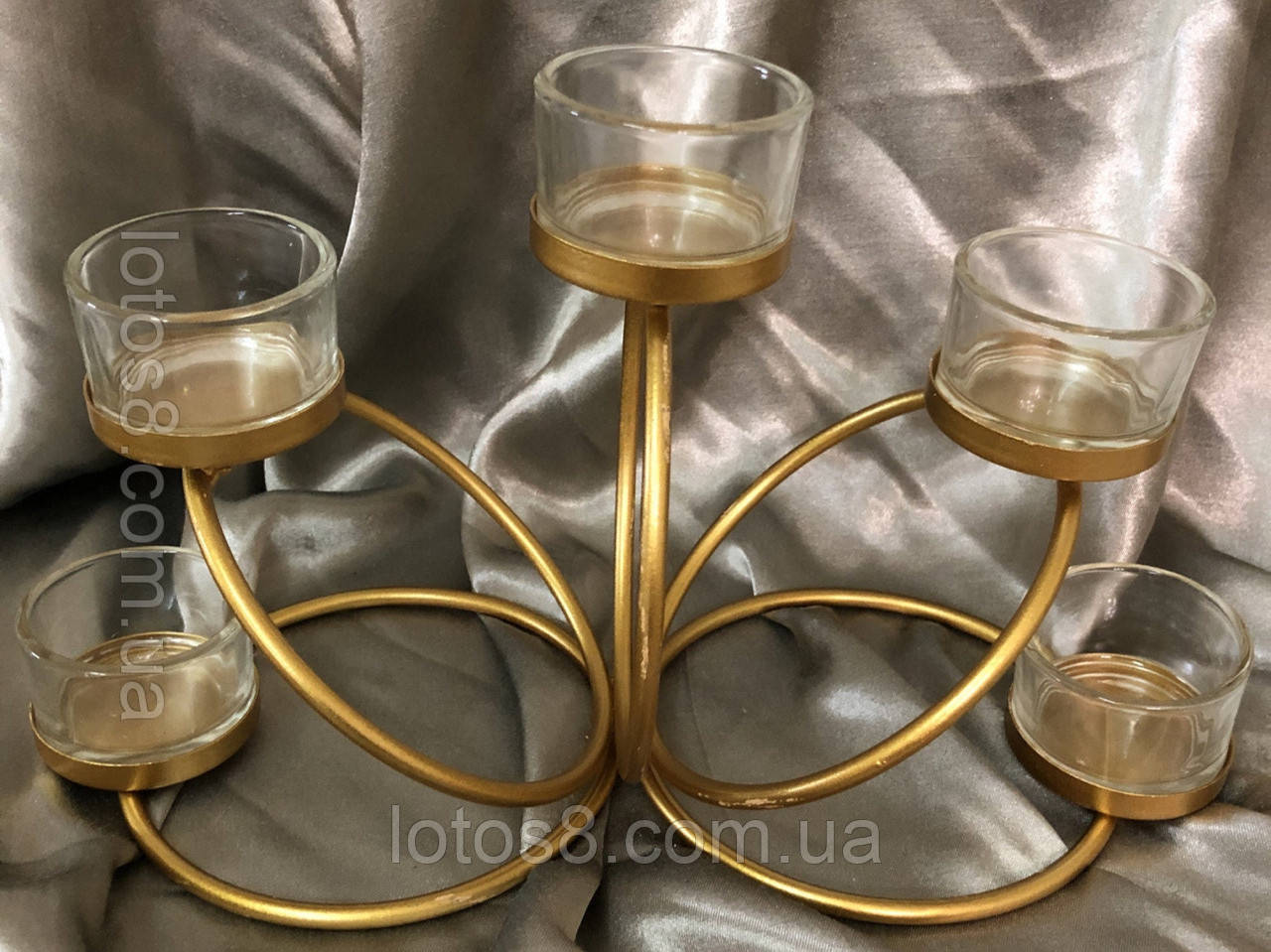 Підсвічник металевий