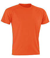 Спортивная сетчатая футболка Оранжевый XS