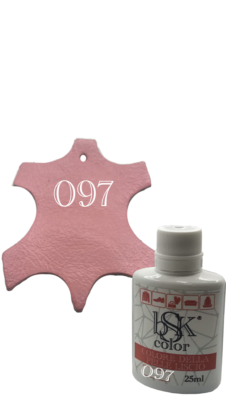 Фарба для гладкої шкіри рожевий 25ml №097