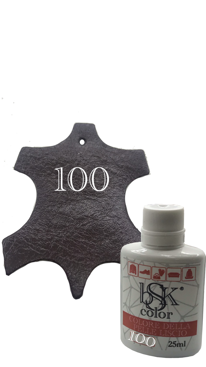 Фарба для гладкої шкіри бургунді 25ml No100