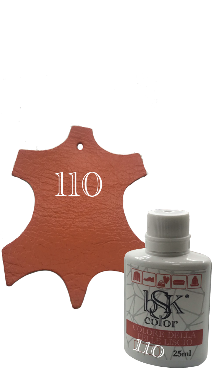 Фарба для гладкої шкіри морквяний 25ml No110