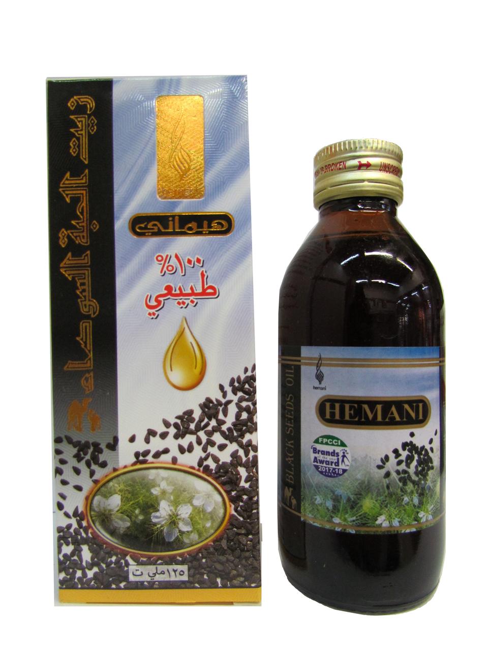 Масло Черного Тмина Hemani (Хемани) Black Seed oil 125 мл - фото 1 - id-p396339278