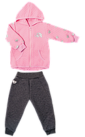 Костюм для дівчинки KS-19-29 * Атлетікс * — колір: РОЗОВИЙ (Розмір 74) ТМ ГОББІ