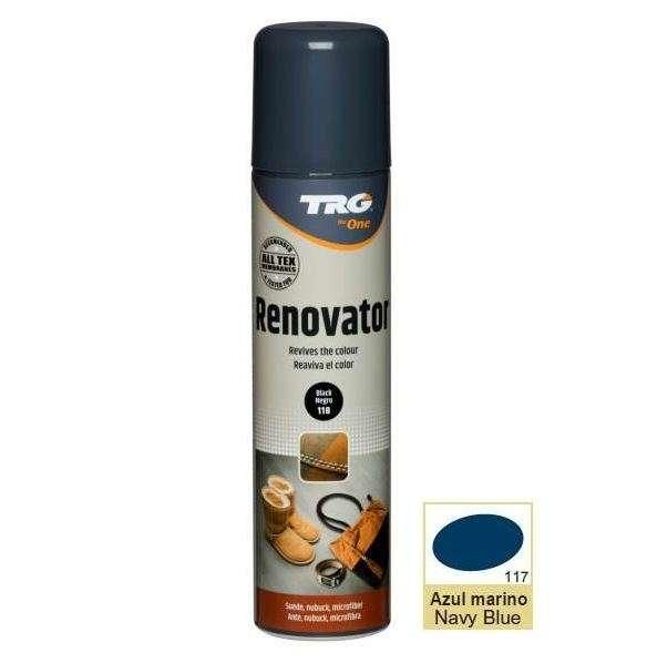Відновник кольору для замші та нубуку TRG Suede Renovator, 250 мл темно-синій #117