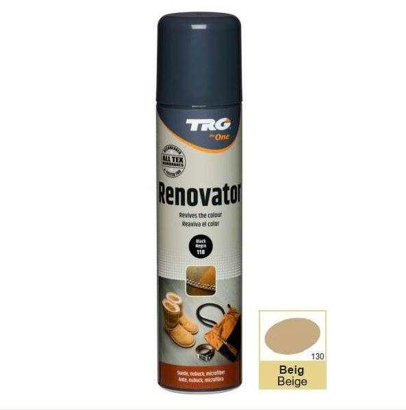 Відновник кольору для замші та нубуку TRG Suede Renovator, 250 мл бежевий #130