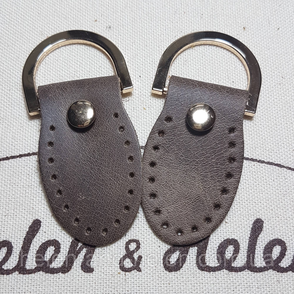 Набір пришивних елементів з півкільцями. Колір "Сафарі", фото 1