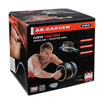 Гімнастичний ролик для преса червоний PERFECT AB CARVER PRO, фото 5