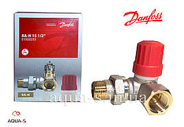 Клапан радіаторний Danfoss RA-N DN 15 кутовий (правий) термостатичний 013G0233