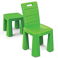 Детский стульчик пластиковый Doloni (04690/2) Зеленый