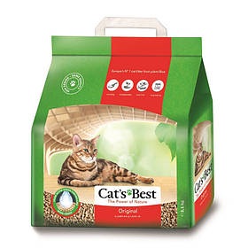Cat's Best Original — Деревний грудкуючий наповнювач для котячого туалету, 10 л