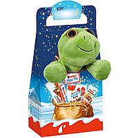Новогодний набор сладостей Kinder Maxi Mix c мягкой игрушкой (черепаха), 133 гр.