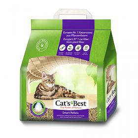 Cat's Best SMART PELLETS — Деревний грудний наповнювач для котячого туалету (велика гранула), 10 л