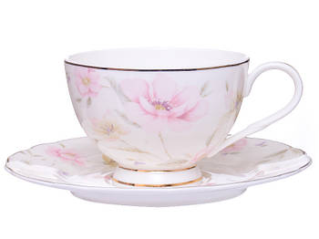 Чашка з блюдцем порцелянова Лаура 264-653
