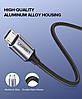 Кабель зарядний Ugreen Micro USB 2.0 5V2.4A 1.5 M Black (US290), фото 4