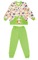 Дитяча піжама для хлопчика (Квіт: Зелений, Розміри — 98)