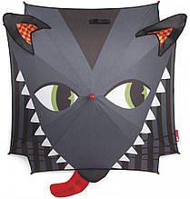 Дитяча парасолька тростина напівавтомат Janod Вовк сірий