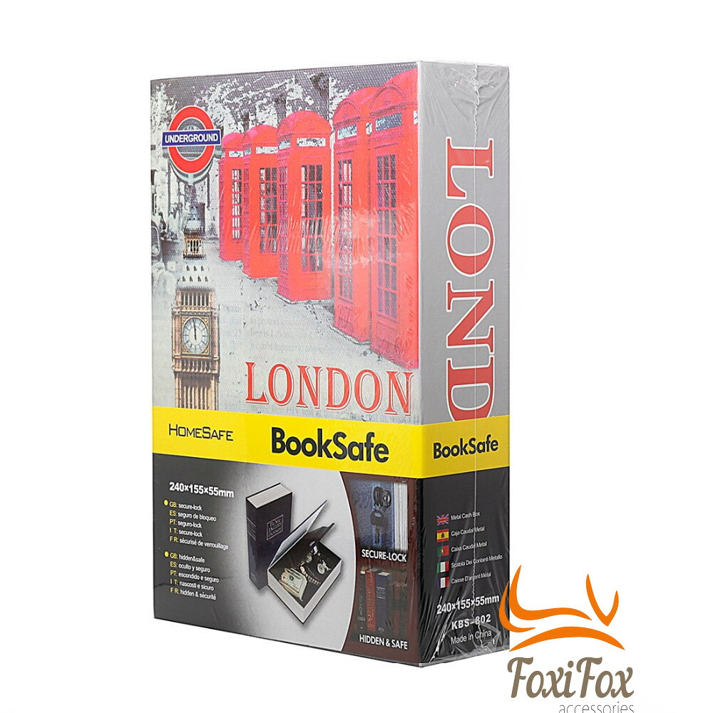 Книга сейф схованку London 24 см