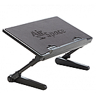 [ОПТ] Регульована підставка для ноутбука AirSpace з вентилятором. Стіл для ноутбука AirSpace з вентилятором, фото 2