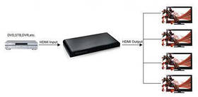 Комутатор HDMI 1*4 SWITH 4K 4 в 1, фото 3