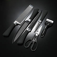 Професійний гострий набір кухонних ножів 6 в 1 Non-Stick Coating, фото 3