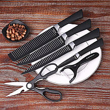 Професійний гострий набір кухонних ножів 6 в 1 Non-Stick Coating, фото 2