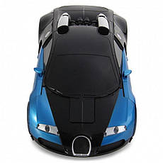 Машинка робот трансформер з пультом Bugatti Robot Car Size 1:18 Синя, фото 3