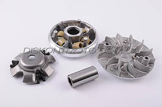 Варіатор передній 4Т GY6 125/150 (152QMI/157QMJ) (палець, щіка повна) SUNY