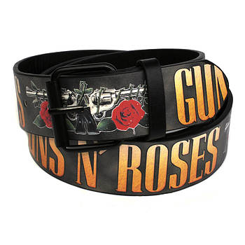 Ремінь з друком Guns n’Roses