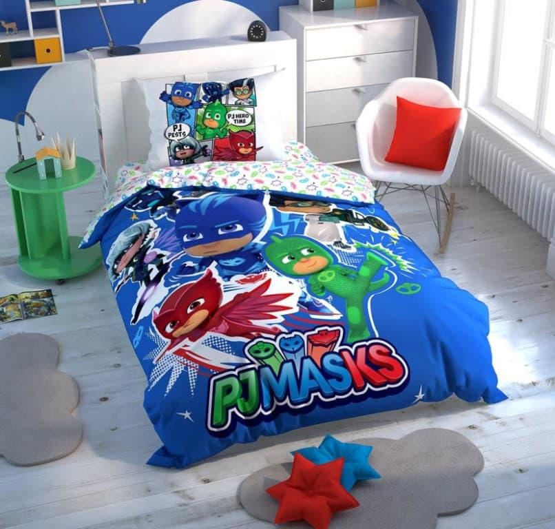 Постільна білизна TAC PJ Masks Hero glow полуторний