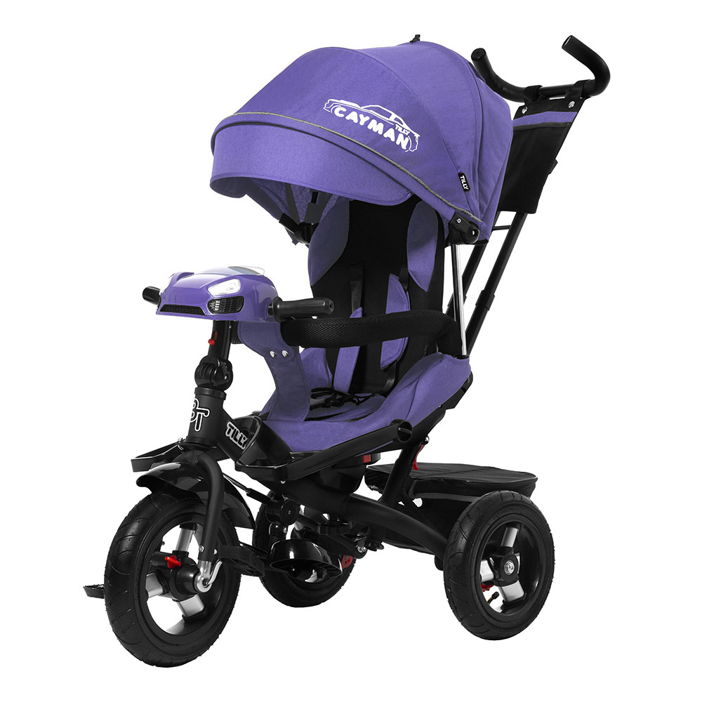 Дитячий триколісний велосипед Cayman, «Tilly» (T-381/2), колір Purple (фіолетовий у льоні)