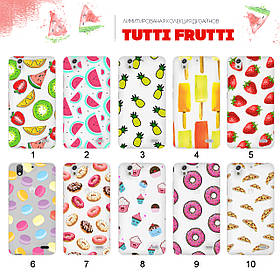 Прозорий чохол з малюнком для Huawei Ascend G630 (80 дизайнів)