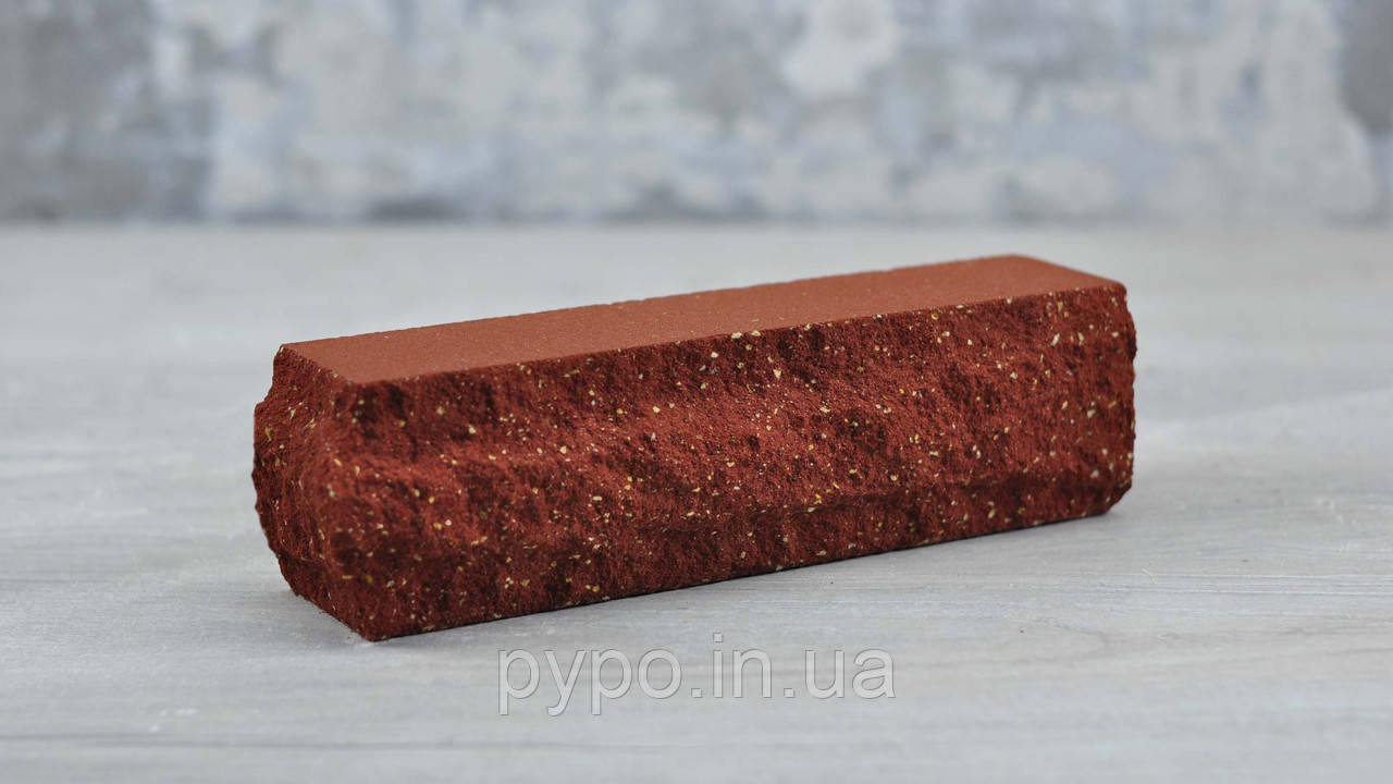 Рвана цегла скала половинка тичок Вишневий "Slim Stone".
